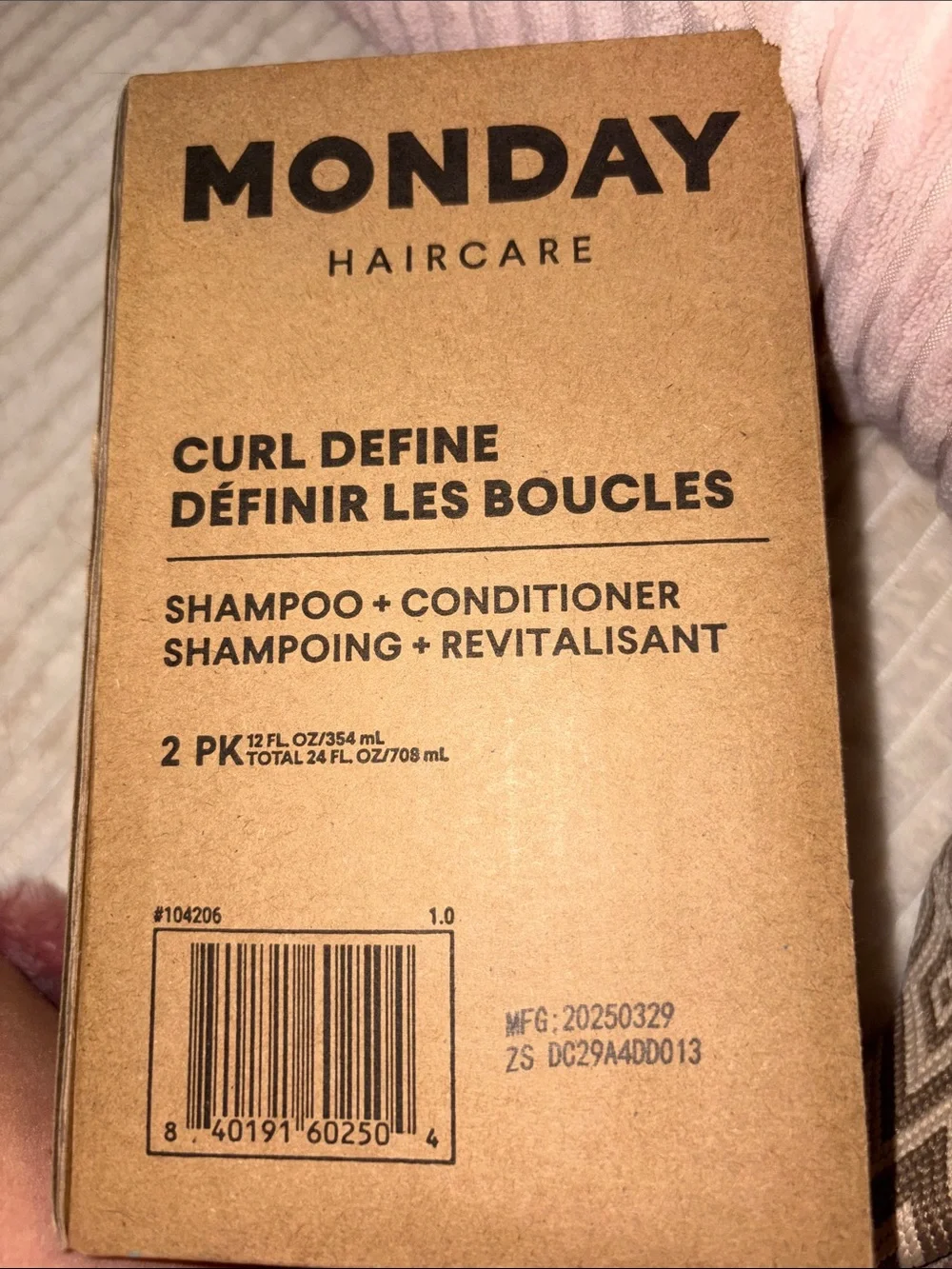 Curl Define Shampoo + Conditioner - 2pk